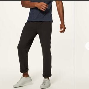 Lululemon‎ Discipline Pant Black Men’s XLarge Sweatpants Zip Pockets Reflective